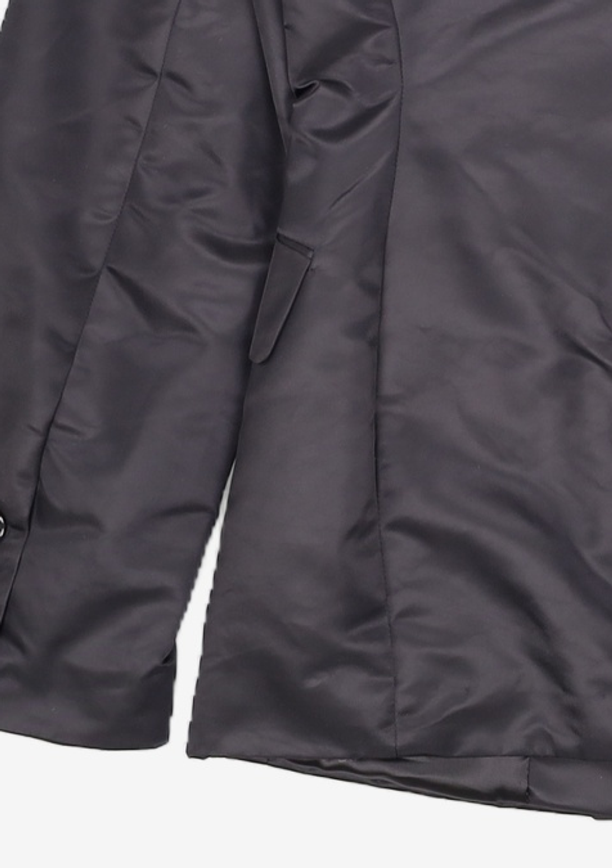 다이애그널(DIAGONAL) NYLON SLIM WAIST JACKET (black) S