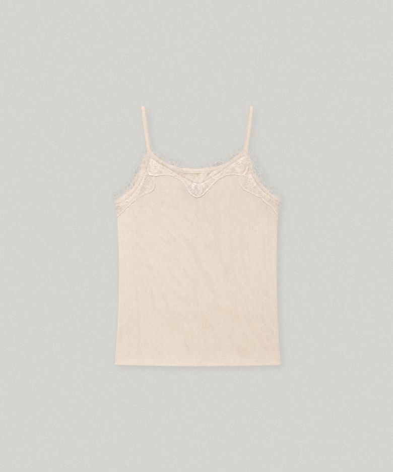 MORIN LACE SLEEVELESS (CREAM)