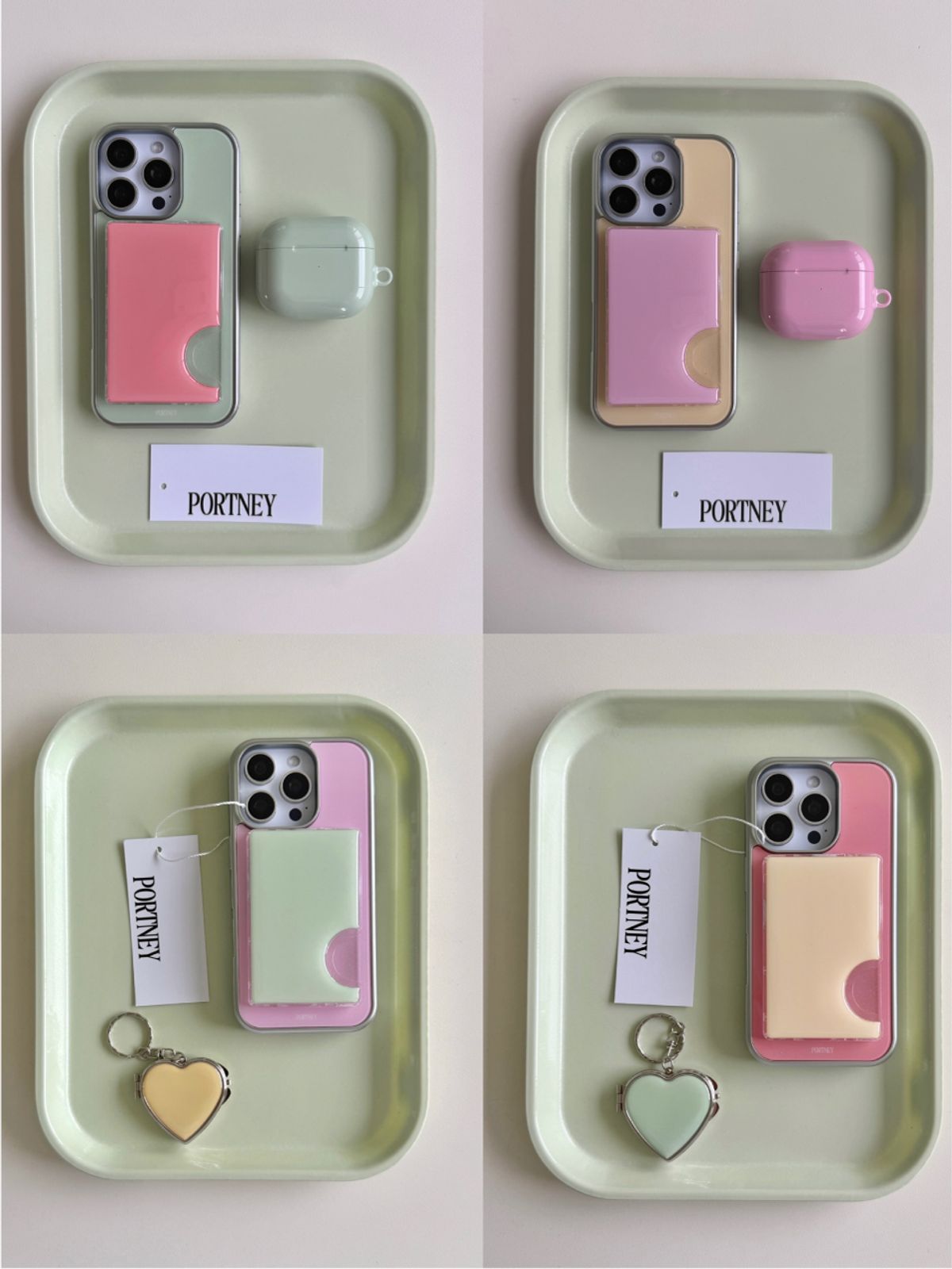 포트니(PORTNEY) [맥세이프]sorbet magsafe card wallet_4colors