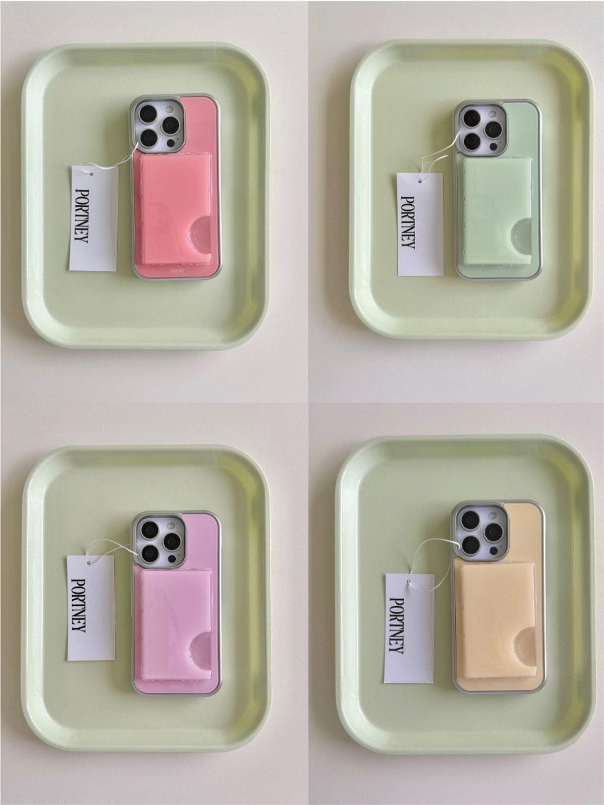 포트니(PORTNEY) [맥세이프]sorbet magsafe card wallet_4colors