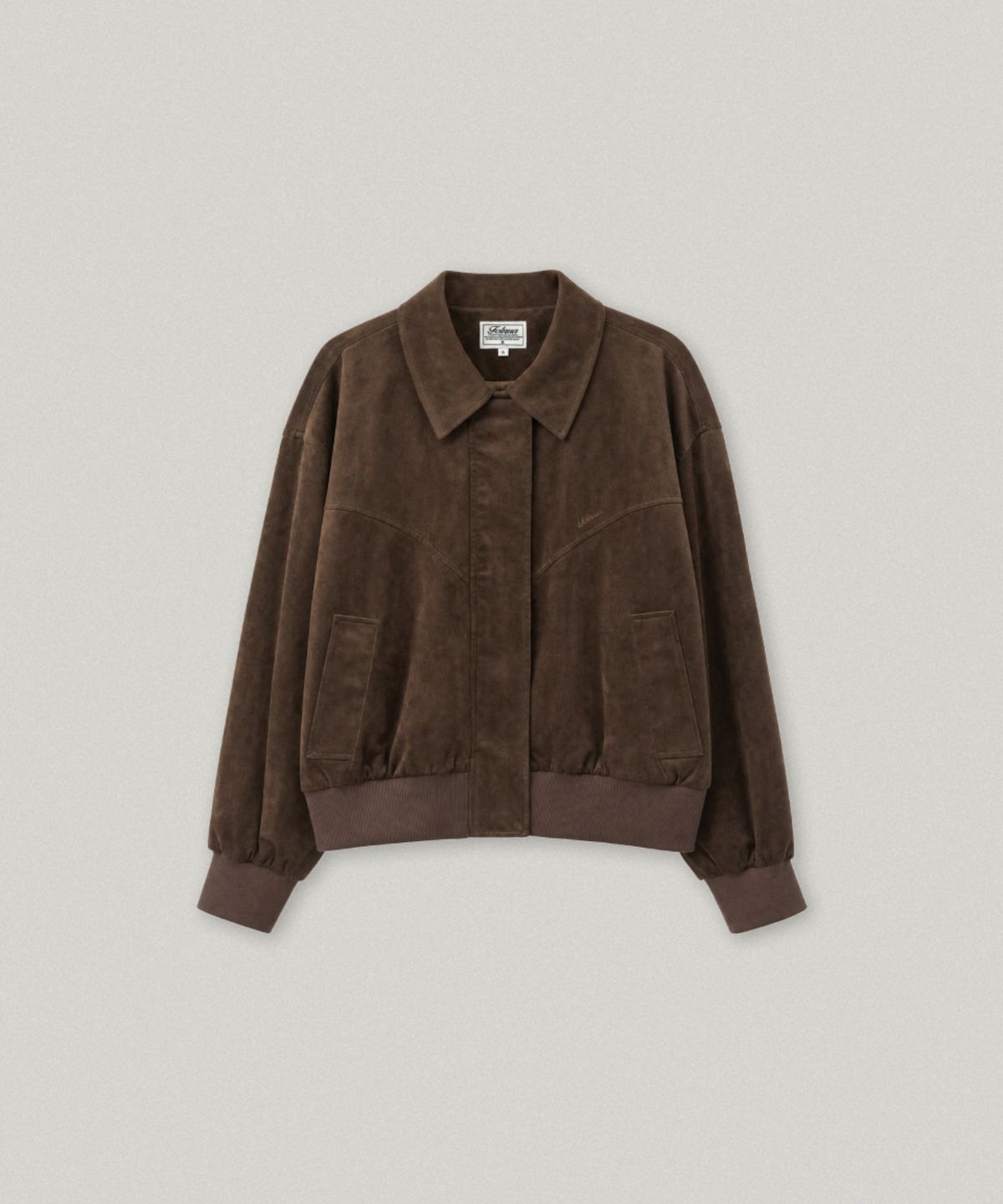 폴뉴아(FOLNUA) DAIM BOMBER JACKET (BROWN)