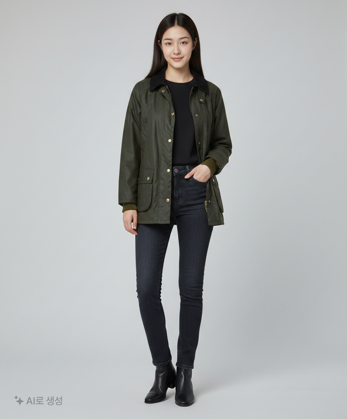 바버(BARBOUR) 사파리/헌팅 재킷 UK8