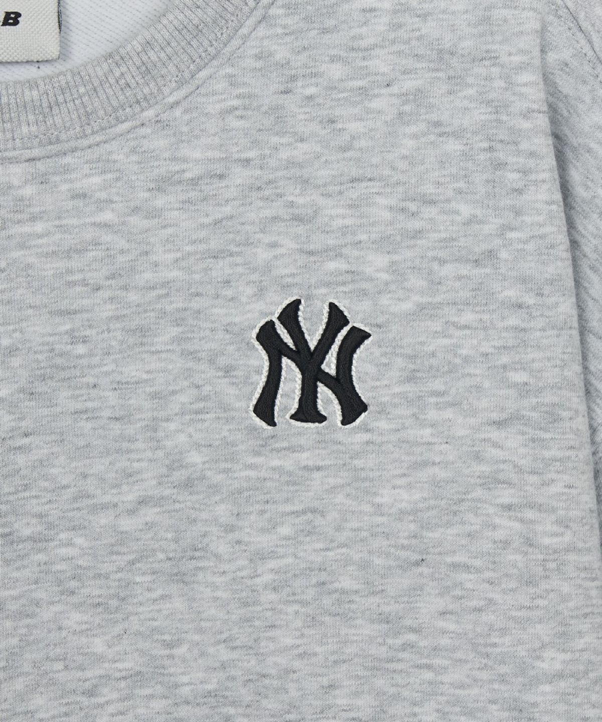 엠엘비 키즈(MLB KIDS) 스포티브 베이직 스몰로고 맨투맨 NY (L.Melange Grey)