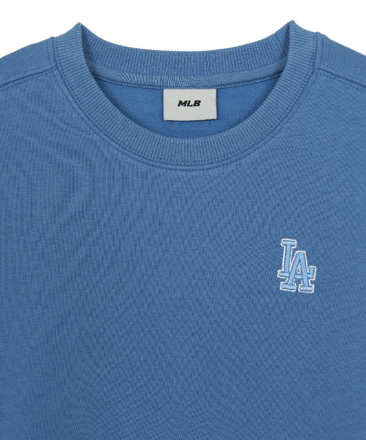 엠엘비 키즈(MLB KIDS) 스포티브 베이직 스몰로고 맨투맨 LA (Blue)