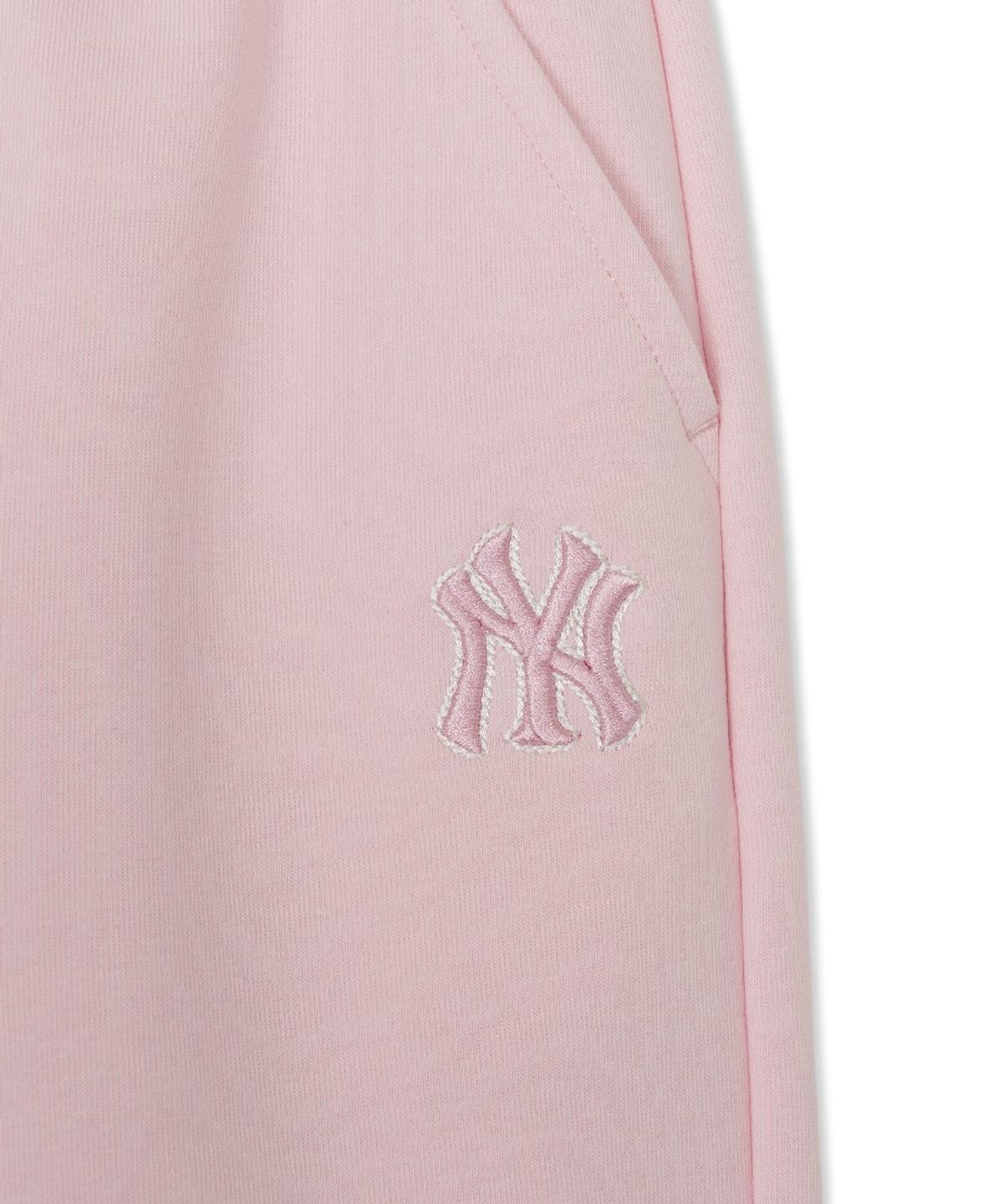 엠엘비 키즈(MLB KIDS) 스포티브 스몰로고 루즈 조거 팬츠 NY (L.Pink)