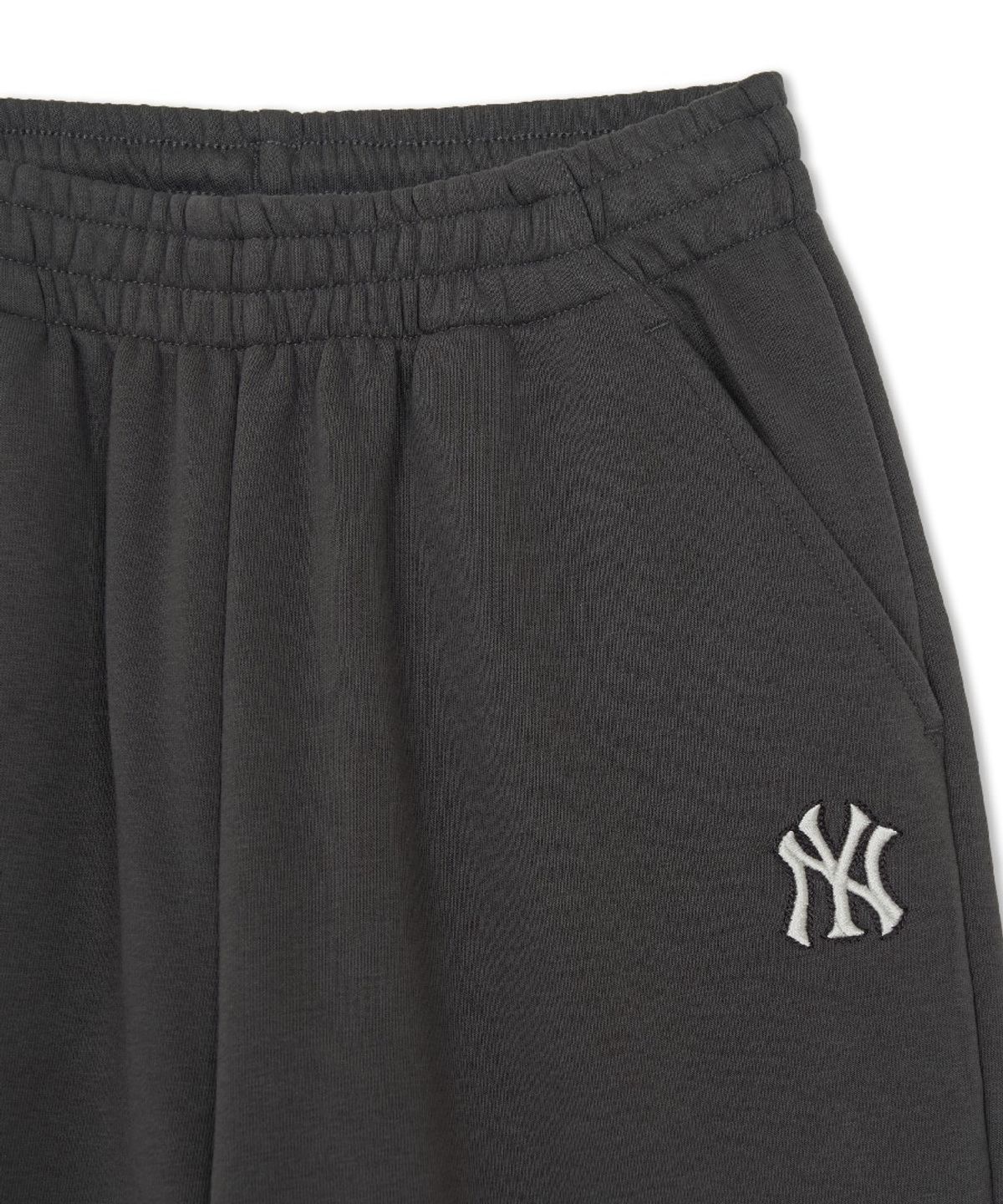 엠엘비 키즈(MLB KIDS) 스포티브 스몰로고 루즈 조거 팬츠 NY (D.Grey)