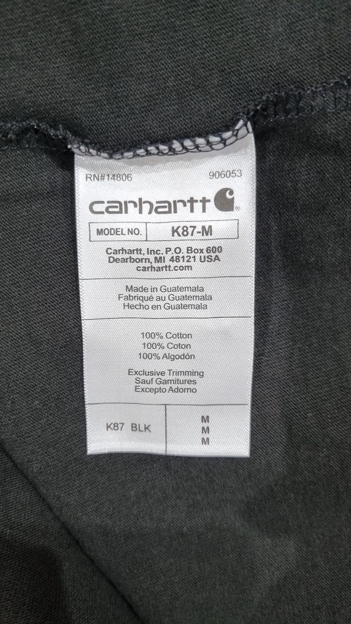 칼하트(CARHARTT) 반소매 티셔츠 M