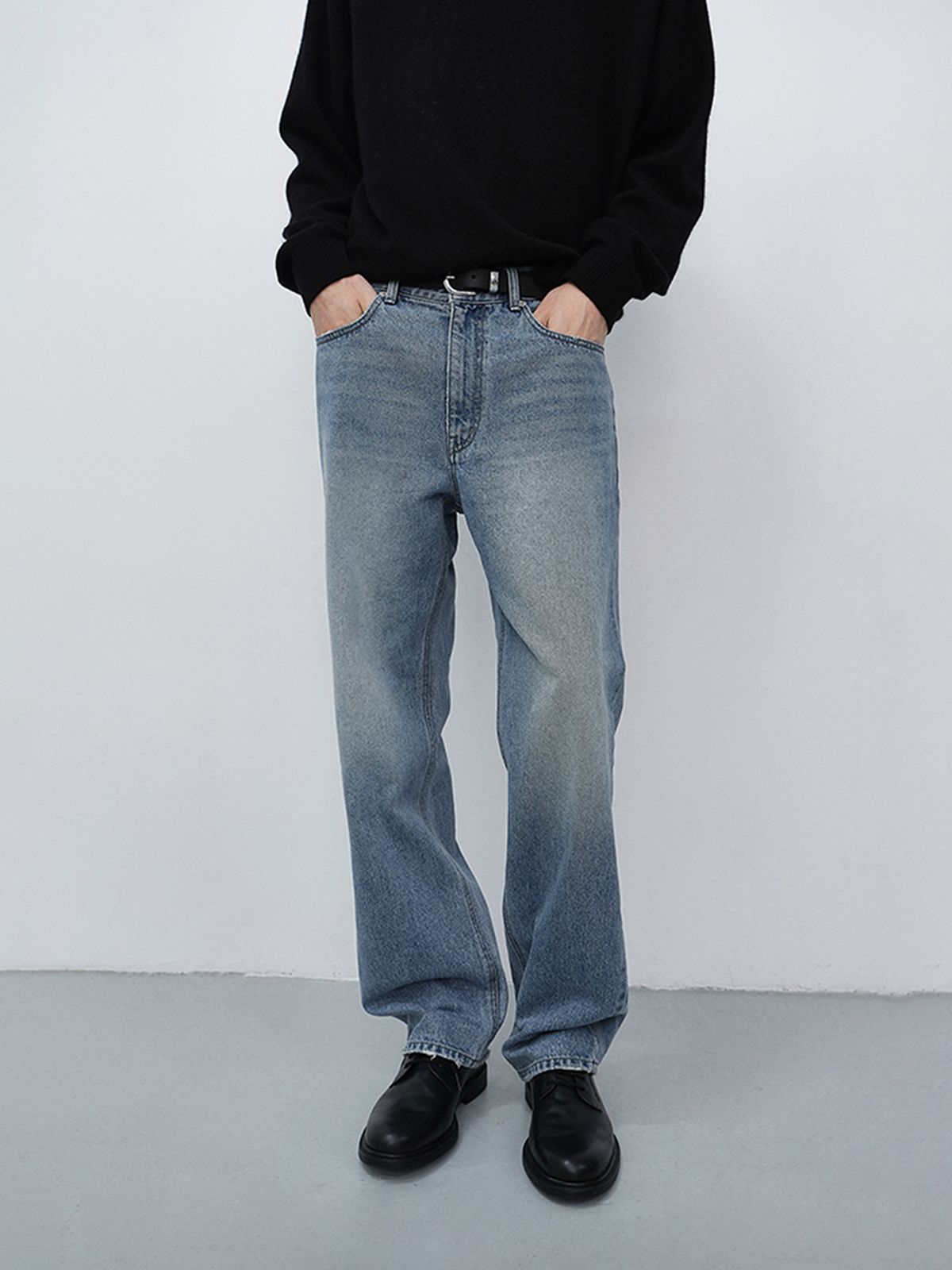 던스트 포 맨(DUNST FOR MEN) ESSENTIAL LOOSE JEANS_UDPA6C306_LIGHT BLUE
