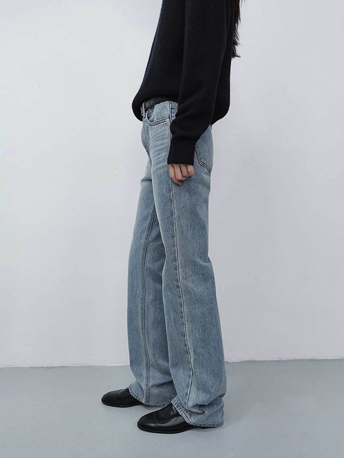 던스트(DUNST) REFINED FLARED JEANS_UDPA6C206_LIGHT BLUE