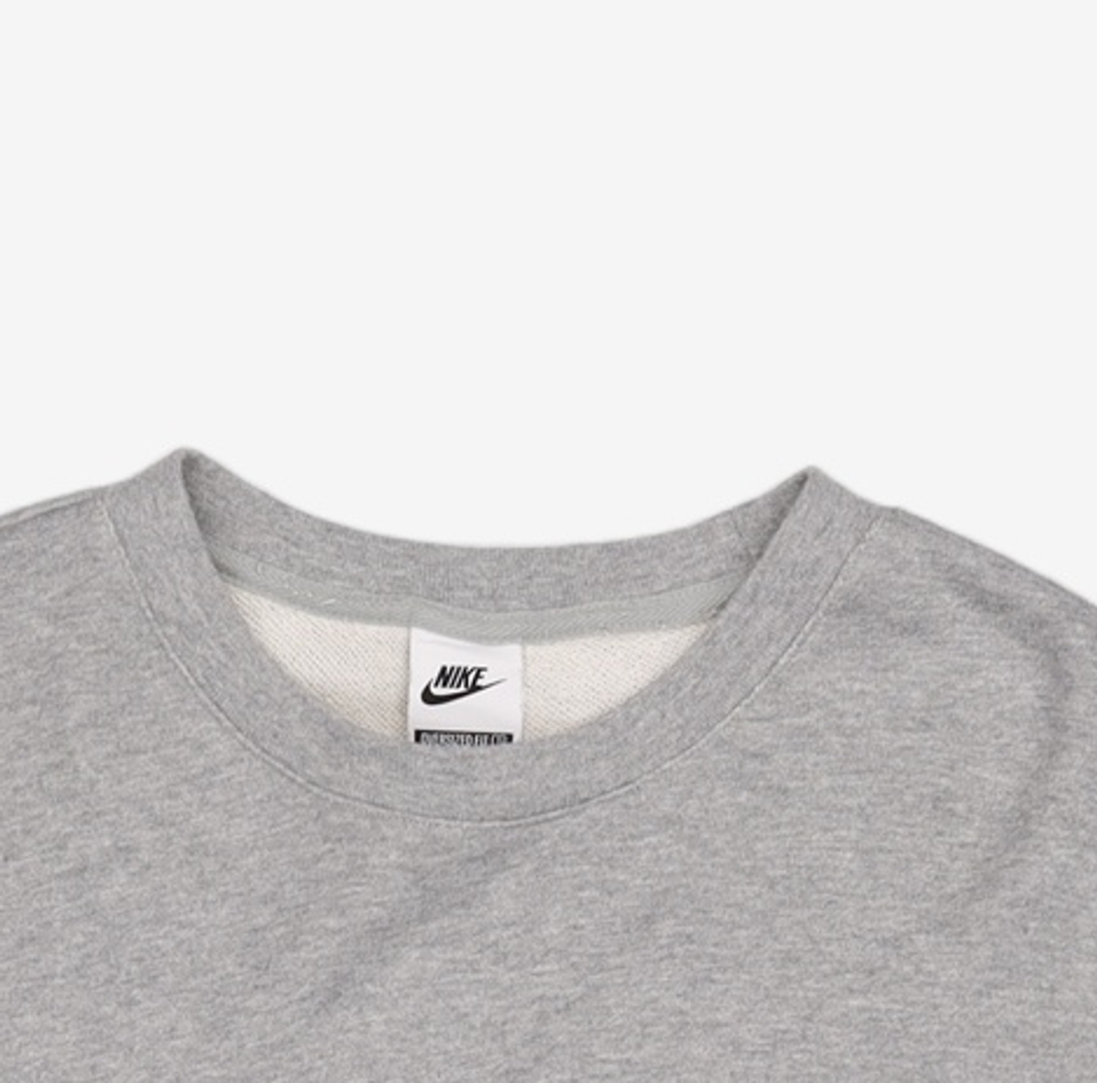나이키(NIKE) 클럽 플리스 오버사이즈 프렌치 테리 크루 M - 다크 그레이 헤더:라이트 스모크 그레이:화이트 / HJ1820-063 95