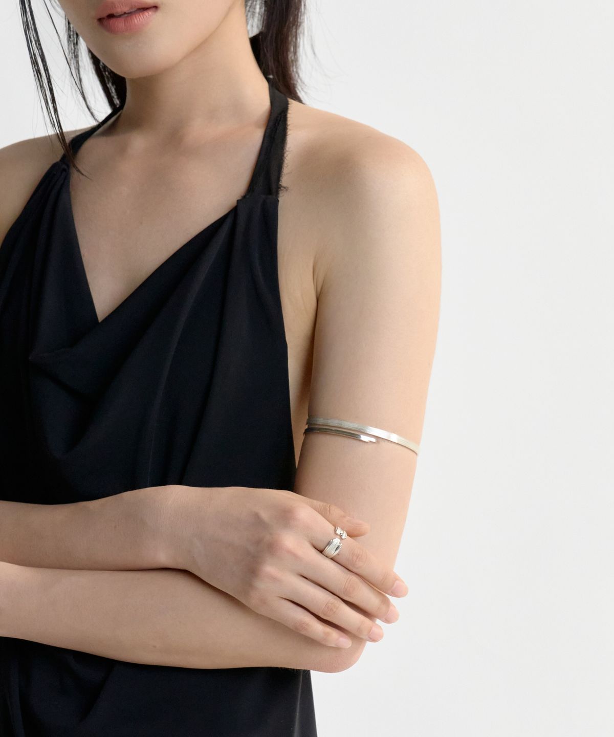 바라두(BARADU) 925 Tiered bangle cuff