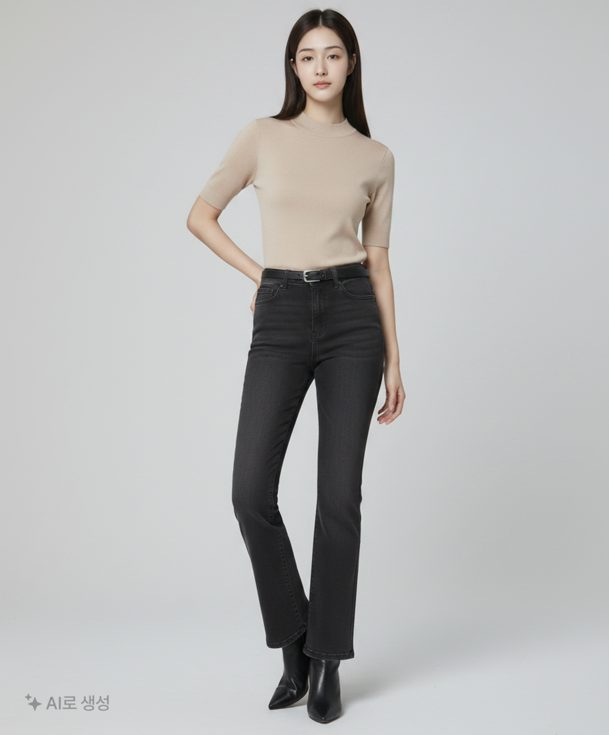 미쏘(MIXXO) 청/데님 팬츠 26