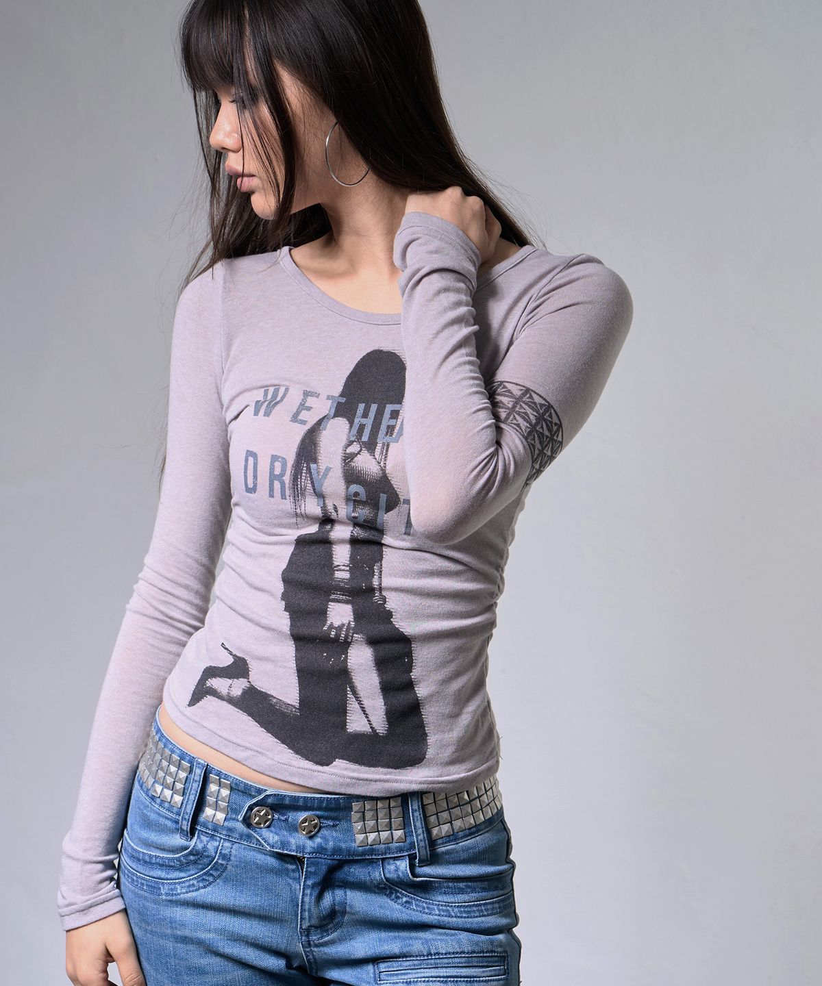 팬시클럽(FANCY CLUB) 드라이 시티 롱슬리브 (HEATHER GRAY) F26ZB529