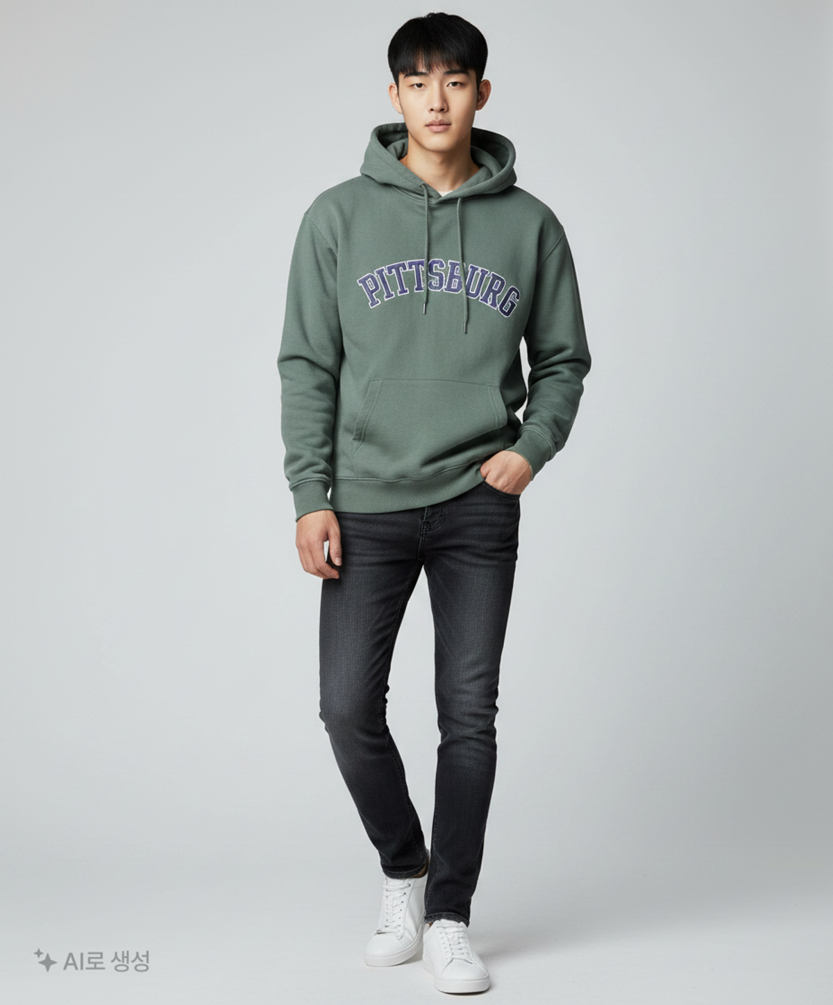 스파오(SPAO) 후드 티셔츠 XL