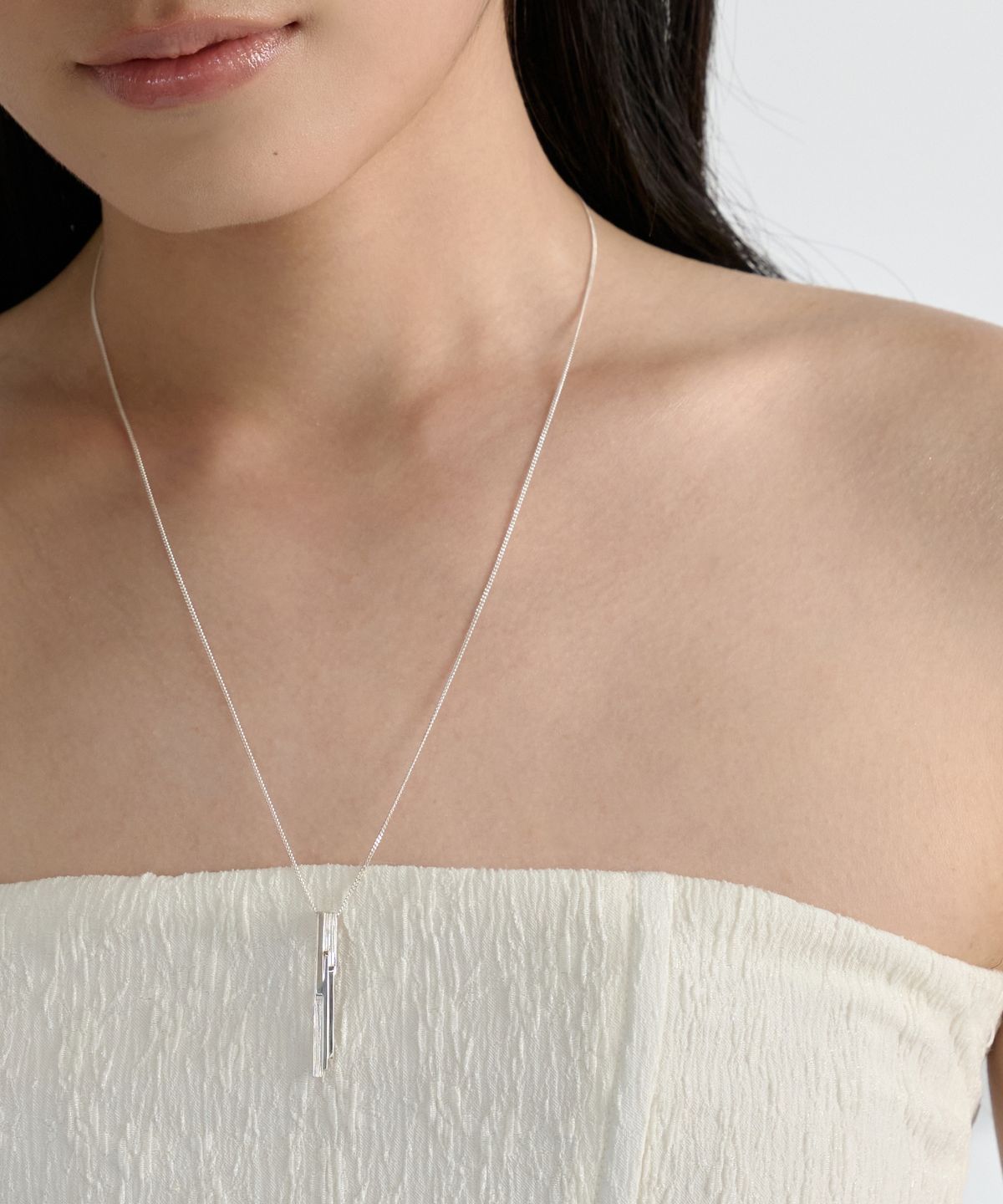 바라두(BARADU) 925 Cliff long necklace