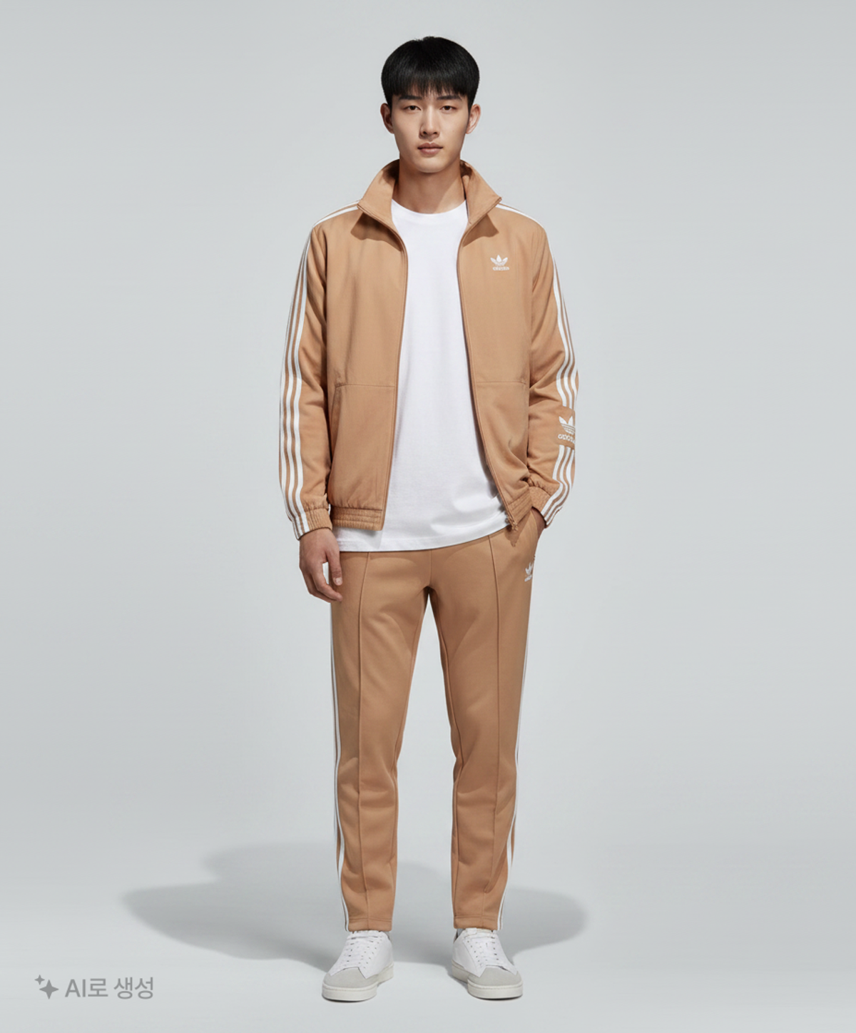 아디다스(ADIDAS) 락업 트랙탑 - 코랄 / IA6358 L