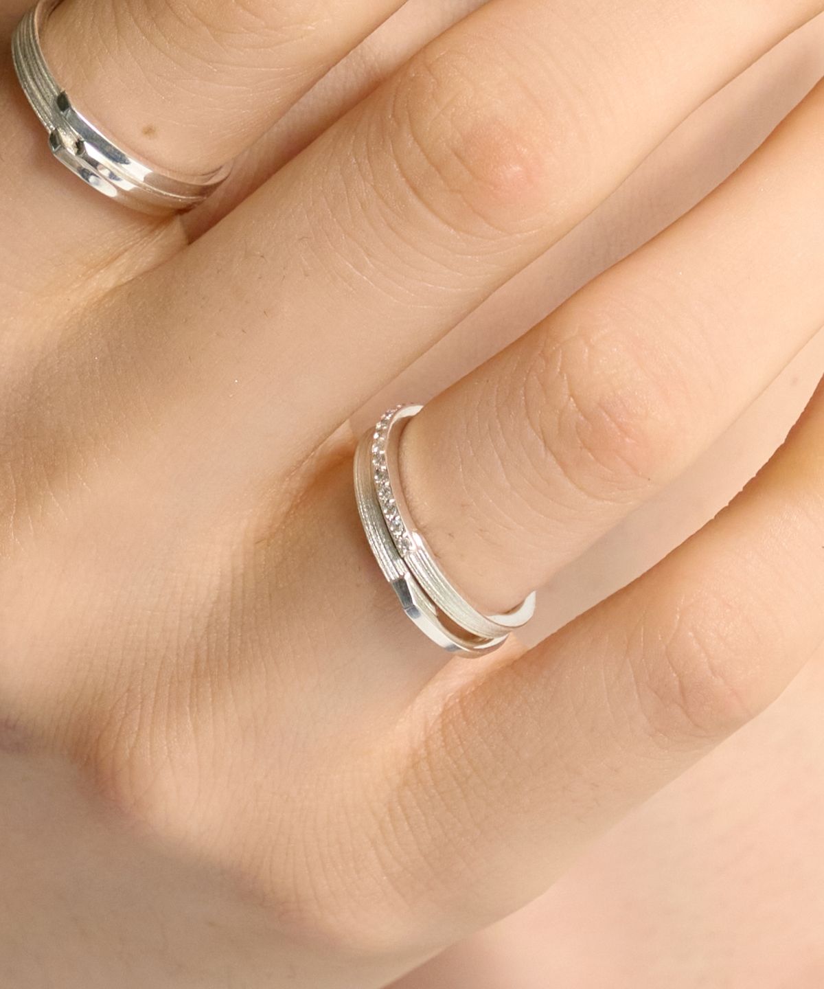 바라두(BARADU) 925 Continuum slim ring 002
