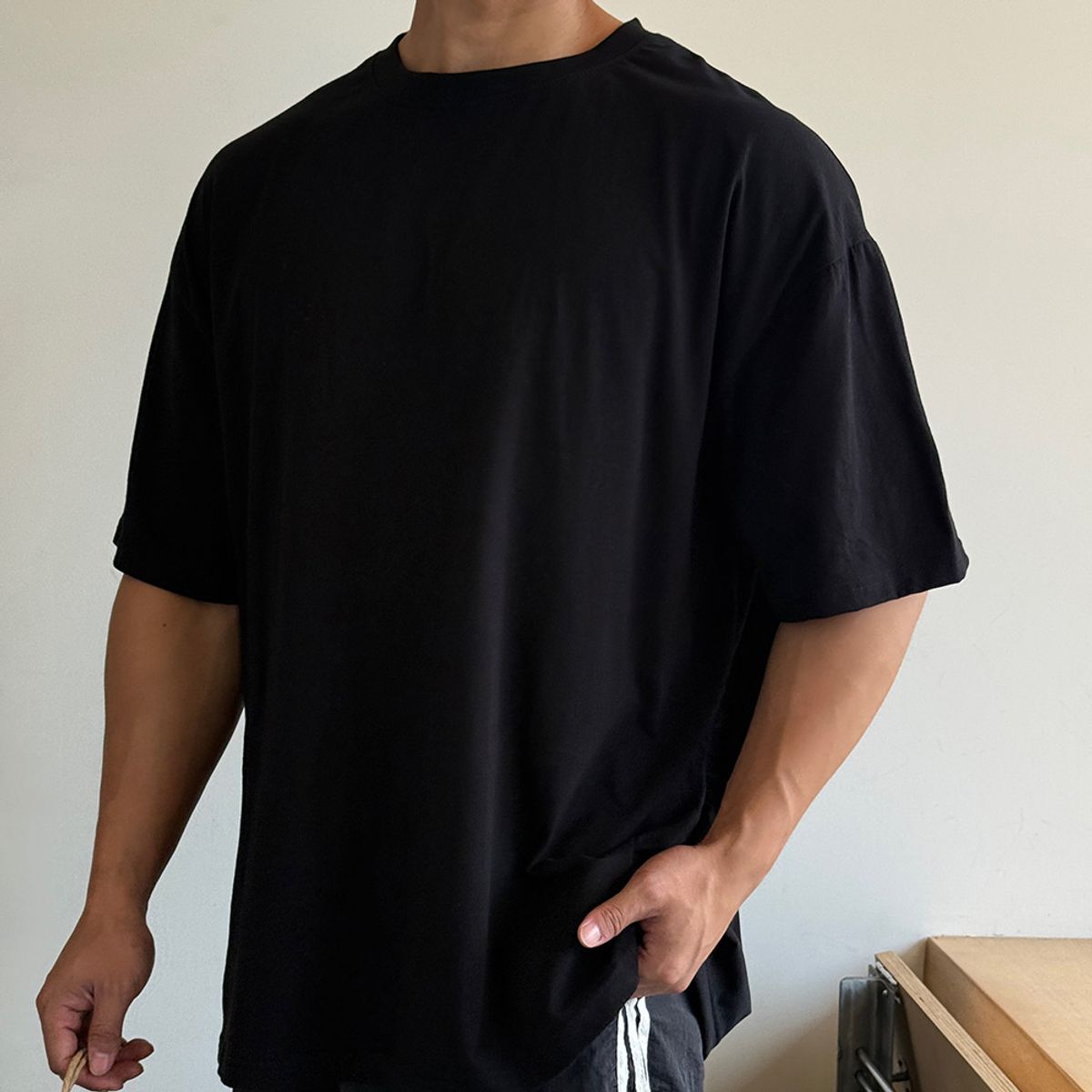 바이모노(BYMONO) [빅사이즈 M-6XL] 뽀송숨티 백투더 ICE티