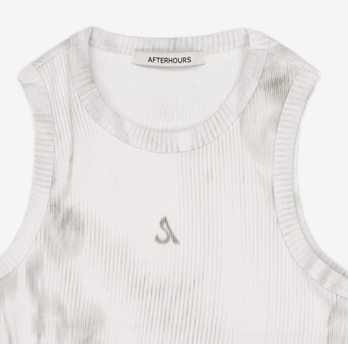 애프터아워즈(AFTERHOURS) GRAPHIC SLEEVELESS TOP (BEIGE) XS