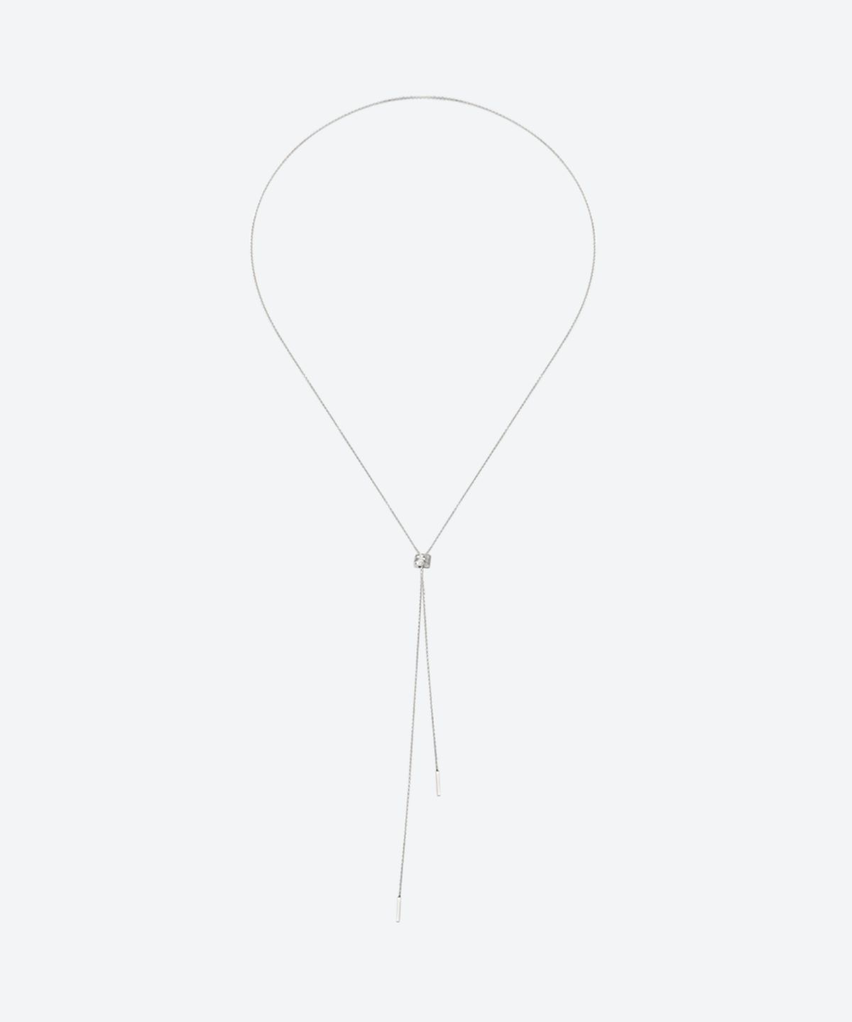 바라두(BARADU) 925 Cylinder slide long necklace