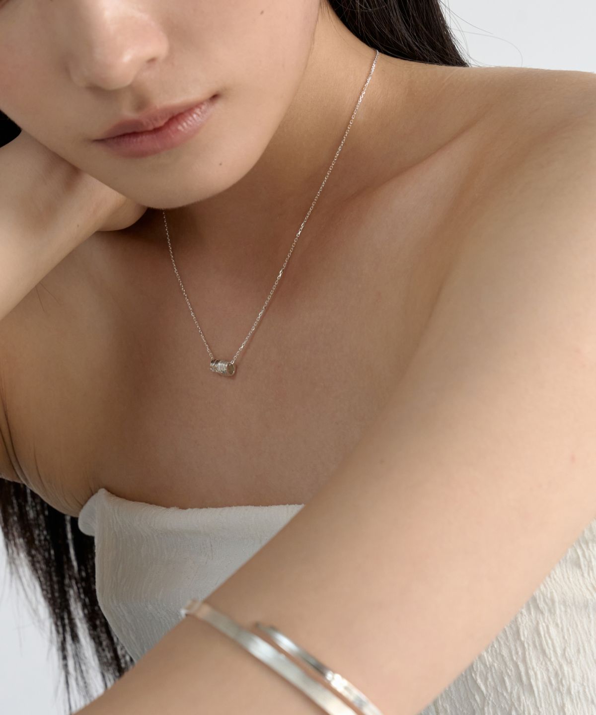 바라두(BARADU) 925 Cylinder necklace - Basic