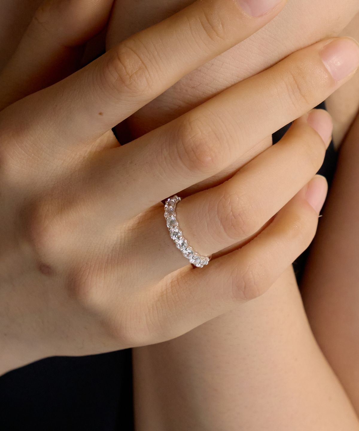 바라두(BARADU) 925 Segment eternity ring