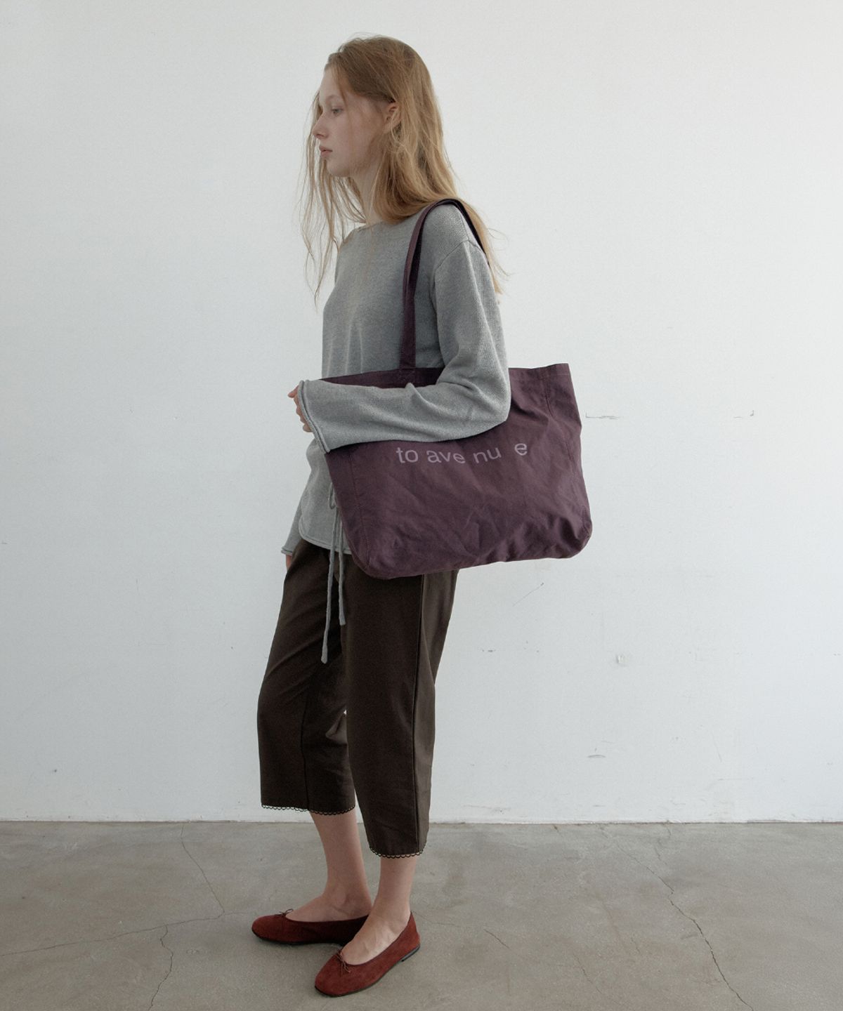 토아베(TOAVE) Spaced Logo Eco Bag (Purple)