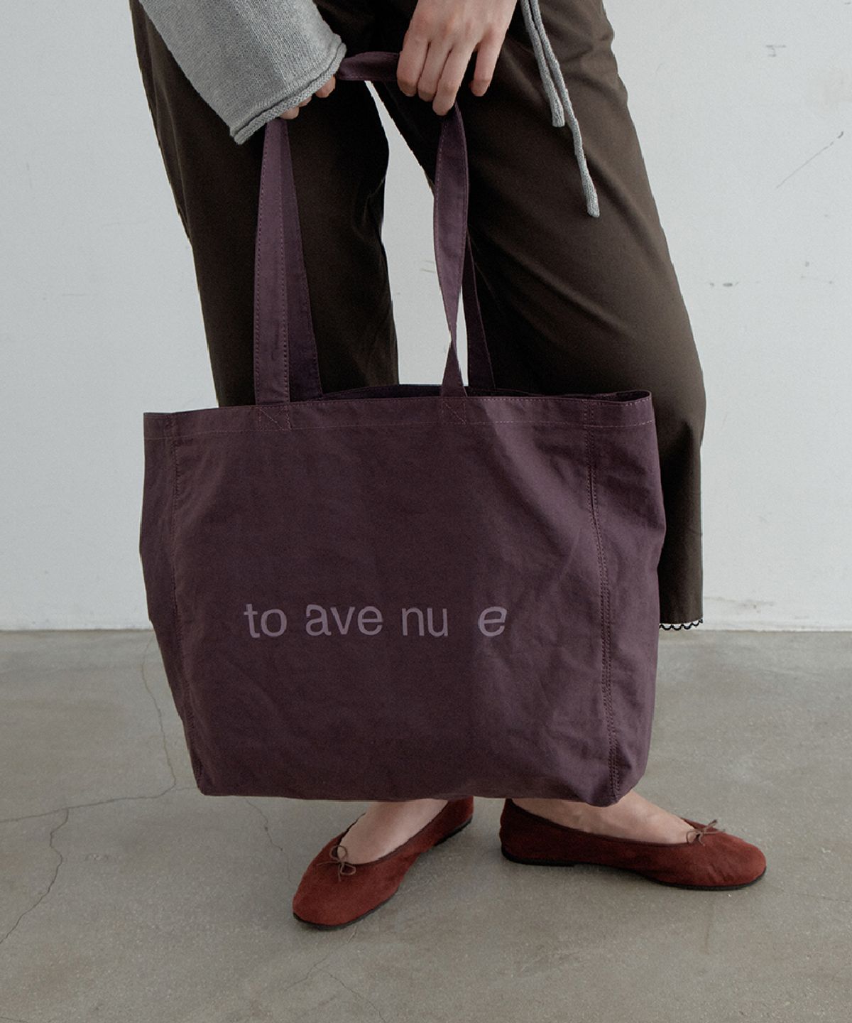 토아베(TOAVE) Spaced Logo Eco Bag (Purple)