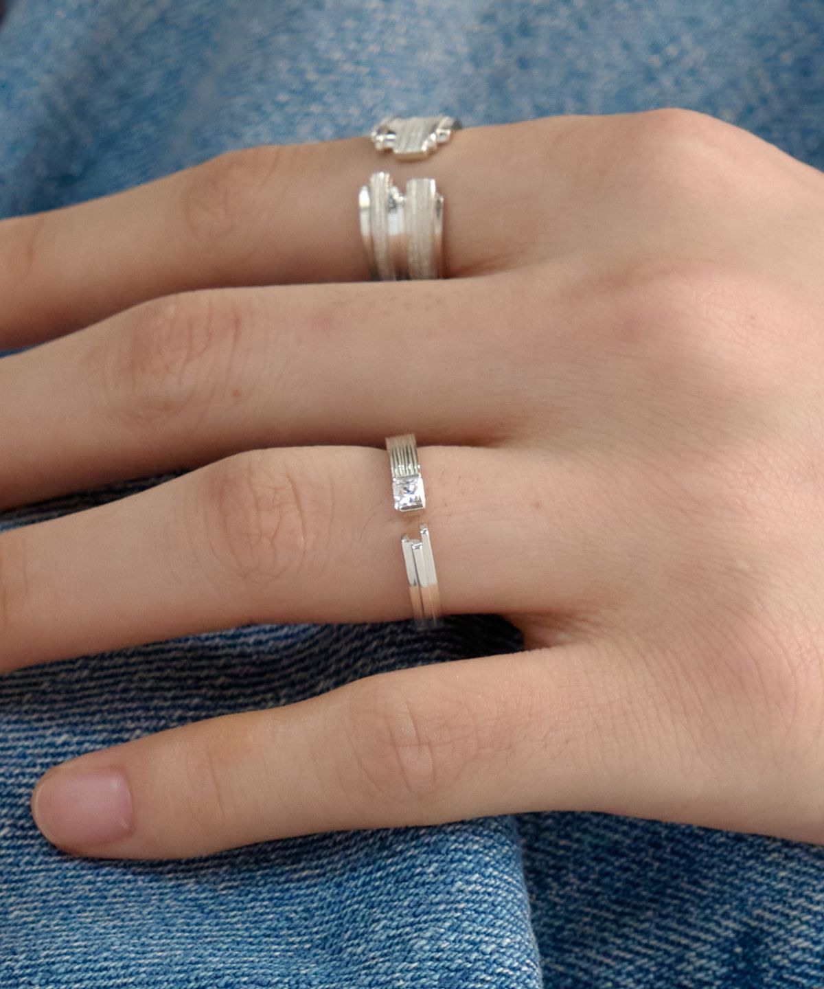 바라두(BARADU) 925 Monolith open ring