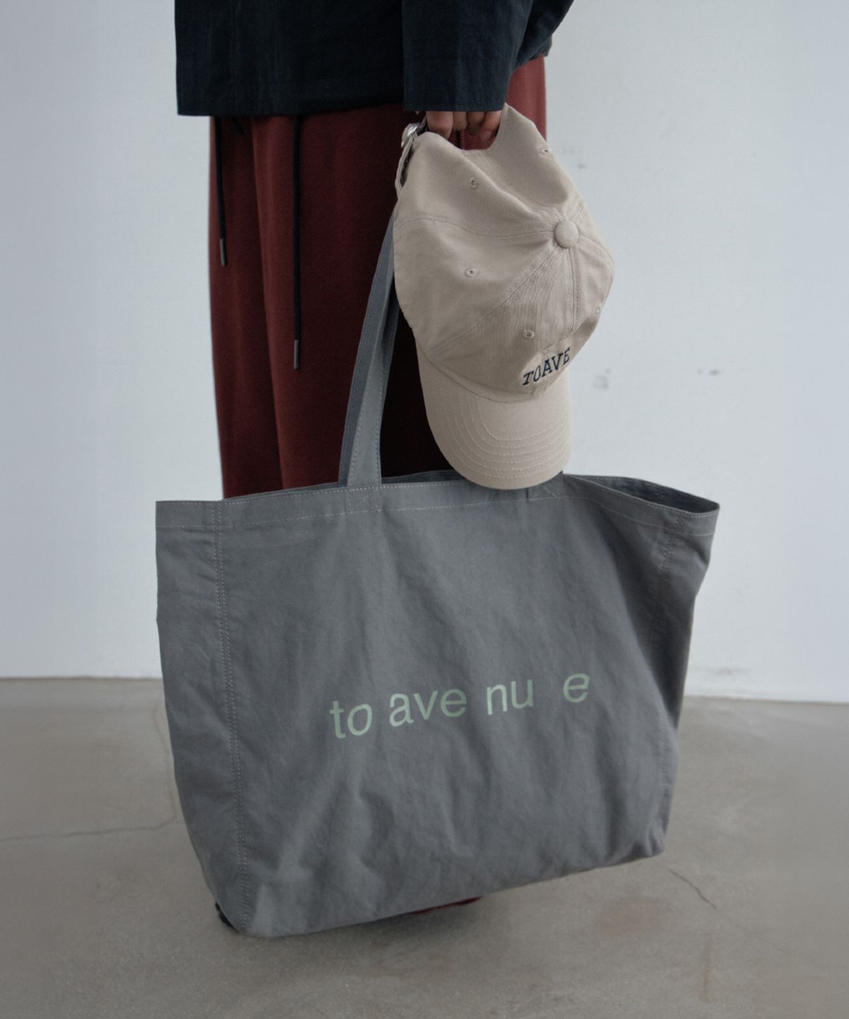 토아베(TOAVE) Spaced Logo Eco Bag (Charcoal)