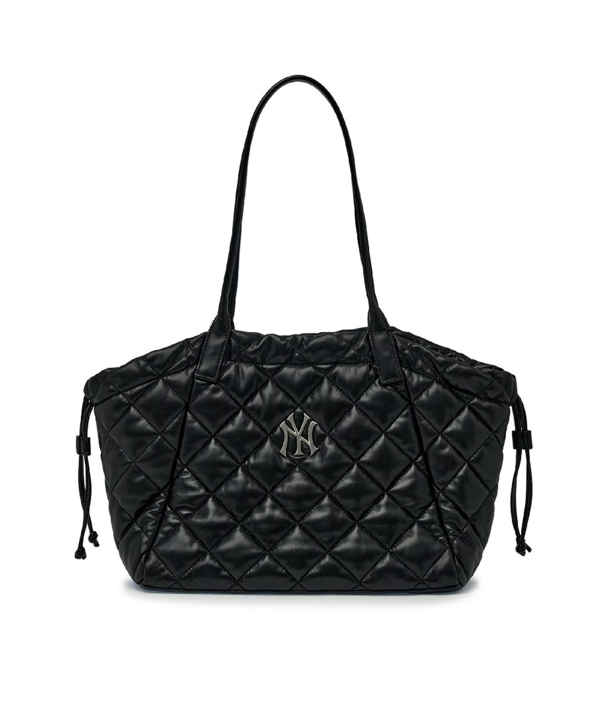 엠엘비(MLB) 베이직 퀼팅 PU 토트백 NY (Black)