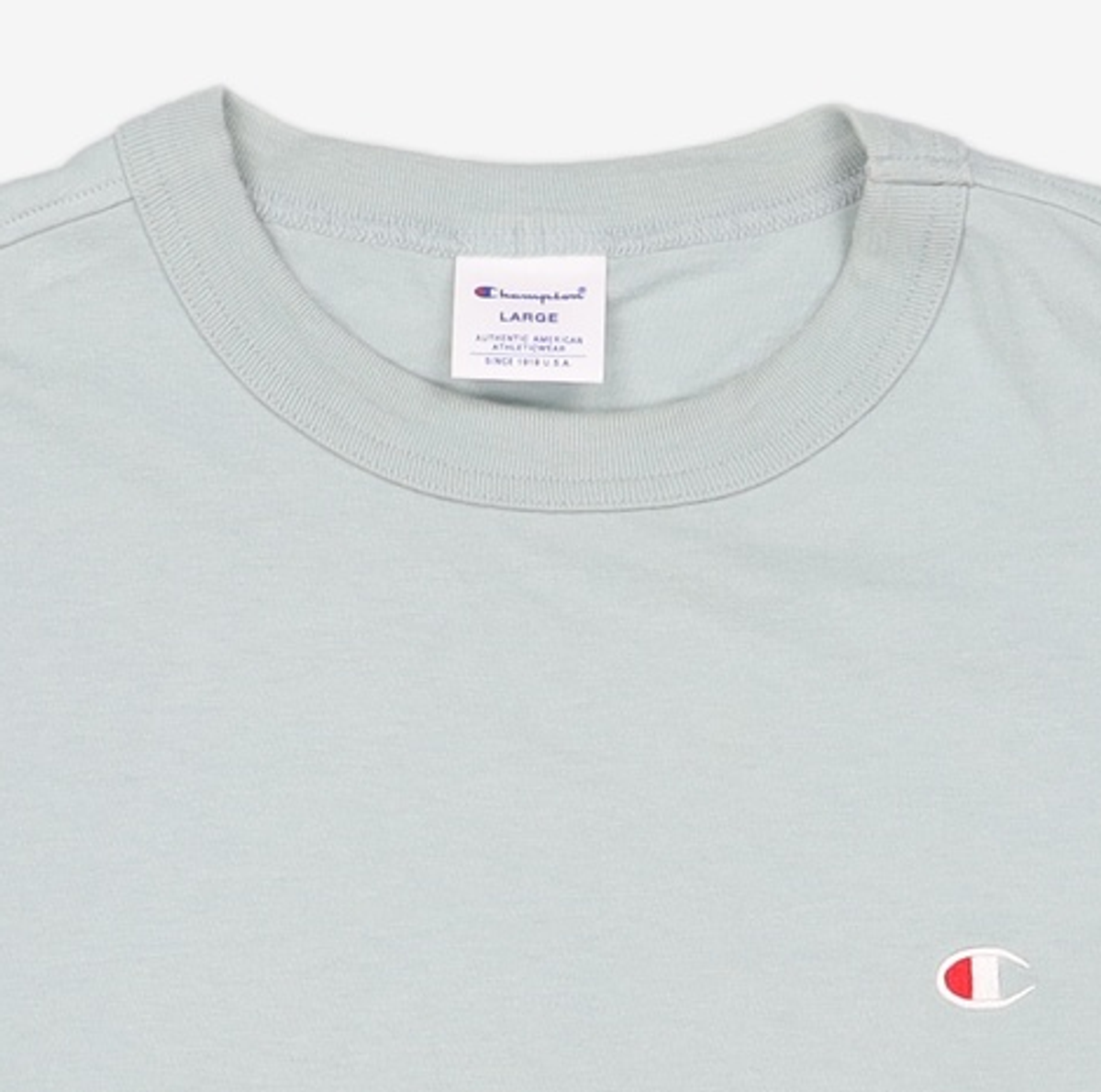 챔피온(CHAMPION) C로고 반소매 티셔츠 Light Green L