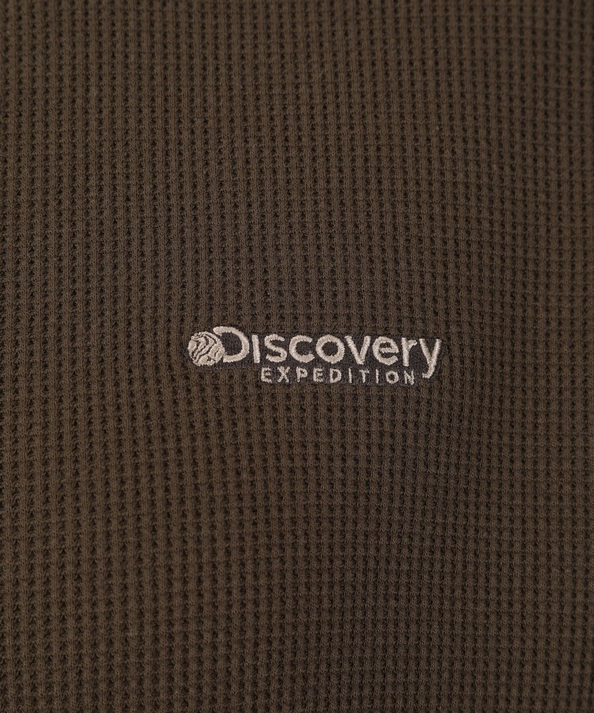 디스커버리 익스페디션(DISCOVERY EXPEDITION) 여성 와플 긴팔티 (Brown)