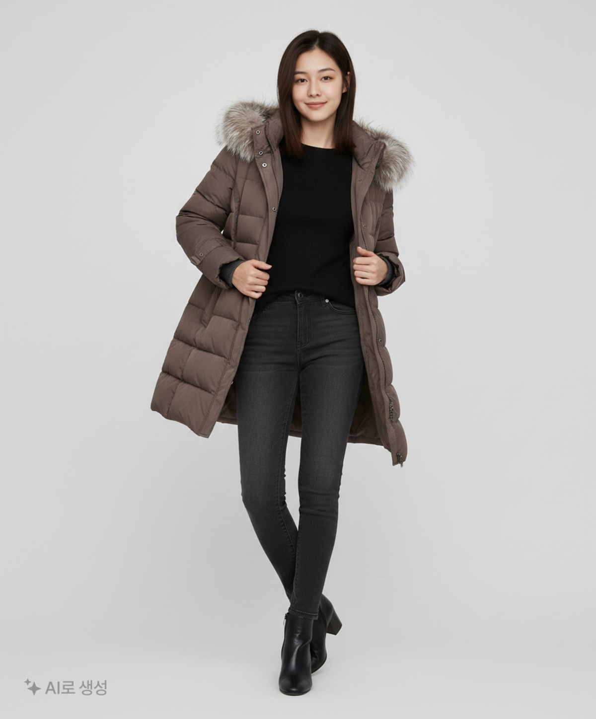 빈폴(BEAN POLE) 롱 패딩/롱 헤비 아우터 90