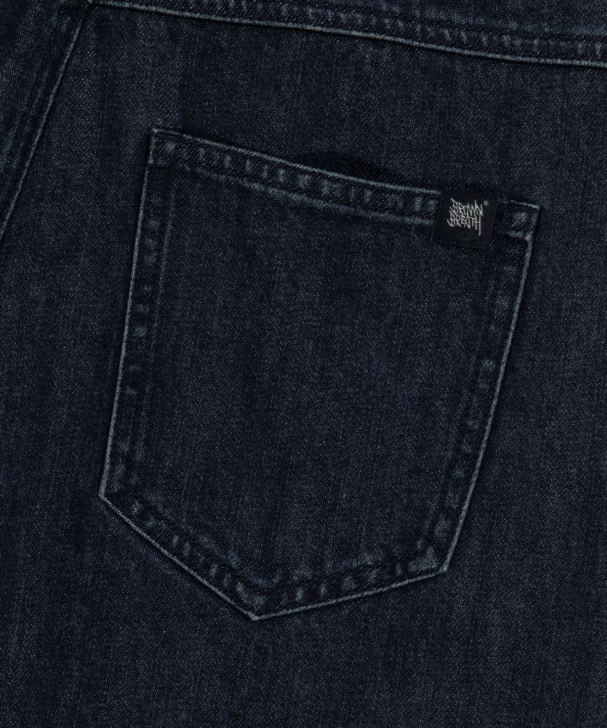 브라운브레스(BROWNBREATH) W SHIRTS LAYERED DENIM PANTS (2colors)