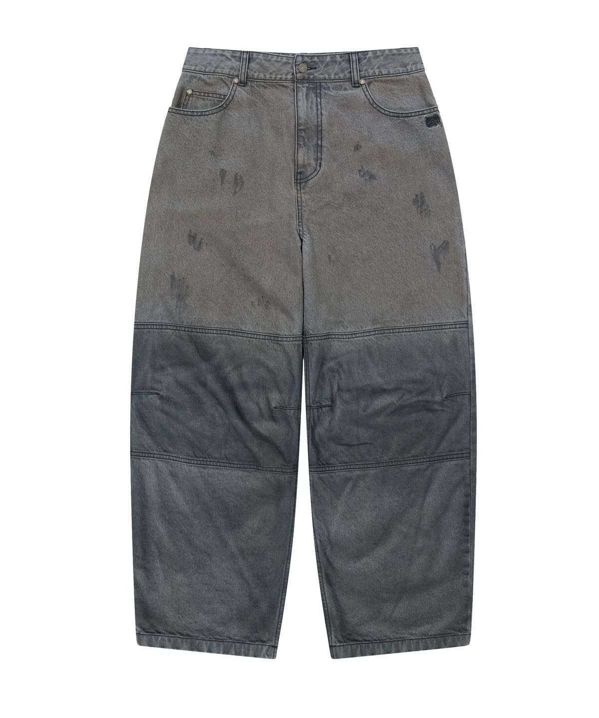 브라운브레스(BROWNBREATH) DIRTY WASHED DENIM PANTS
