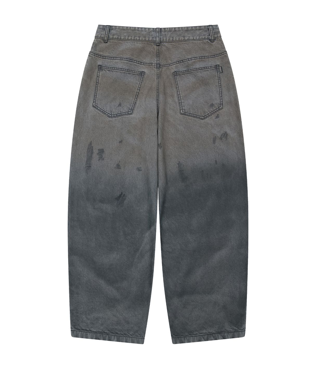 브라운브레스(BROWNBREATH) DIRTY WASHED DENIM PANTS