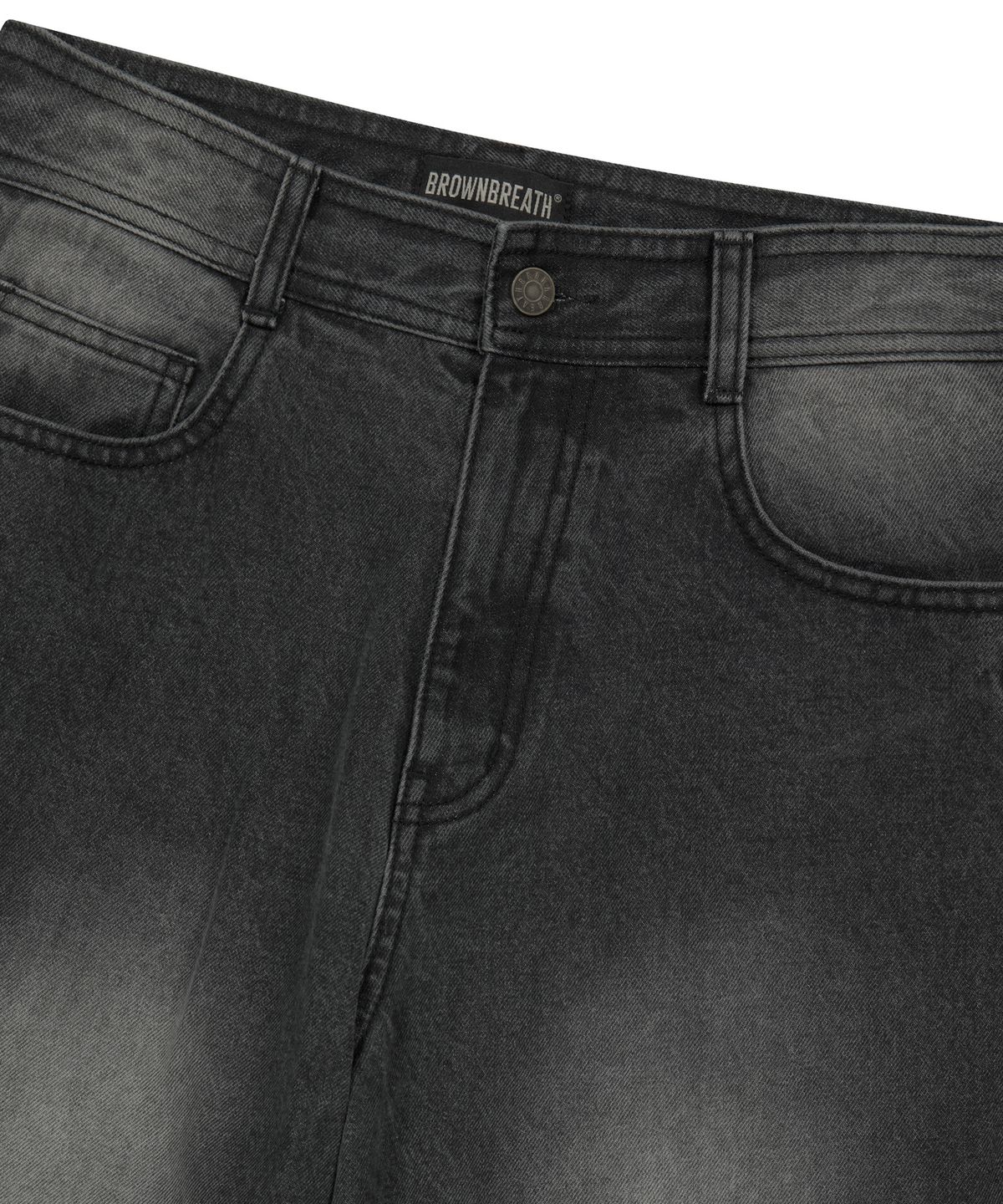 브라운브레스(BROWNBREATH) BRUSH DENIM PANTS