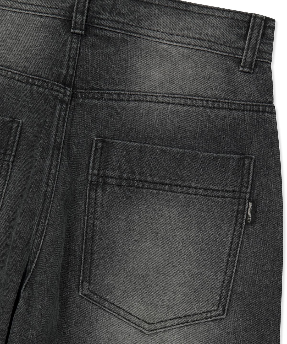 브라운브레스(BROWNBREATH) BRUSH DENIM PANTS