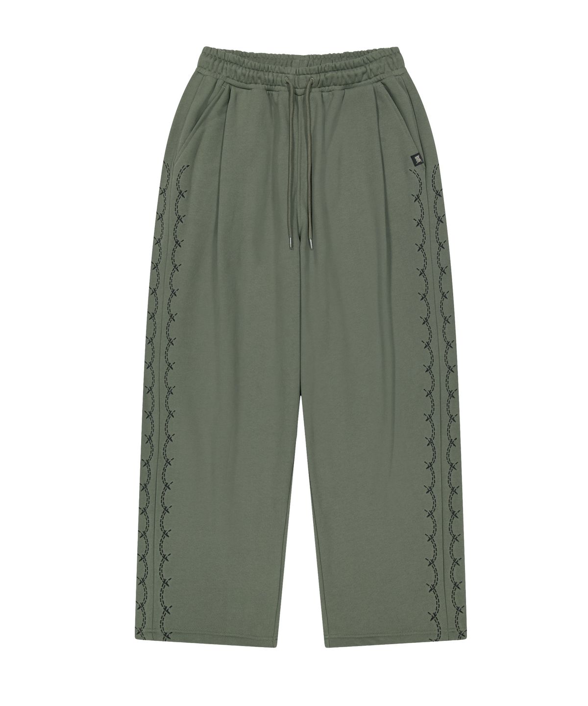 브라운브레스(BROWNBREATH) STITCH BANDING SWEAT PANTS (2colors)