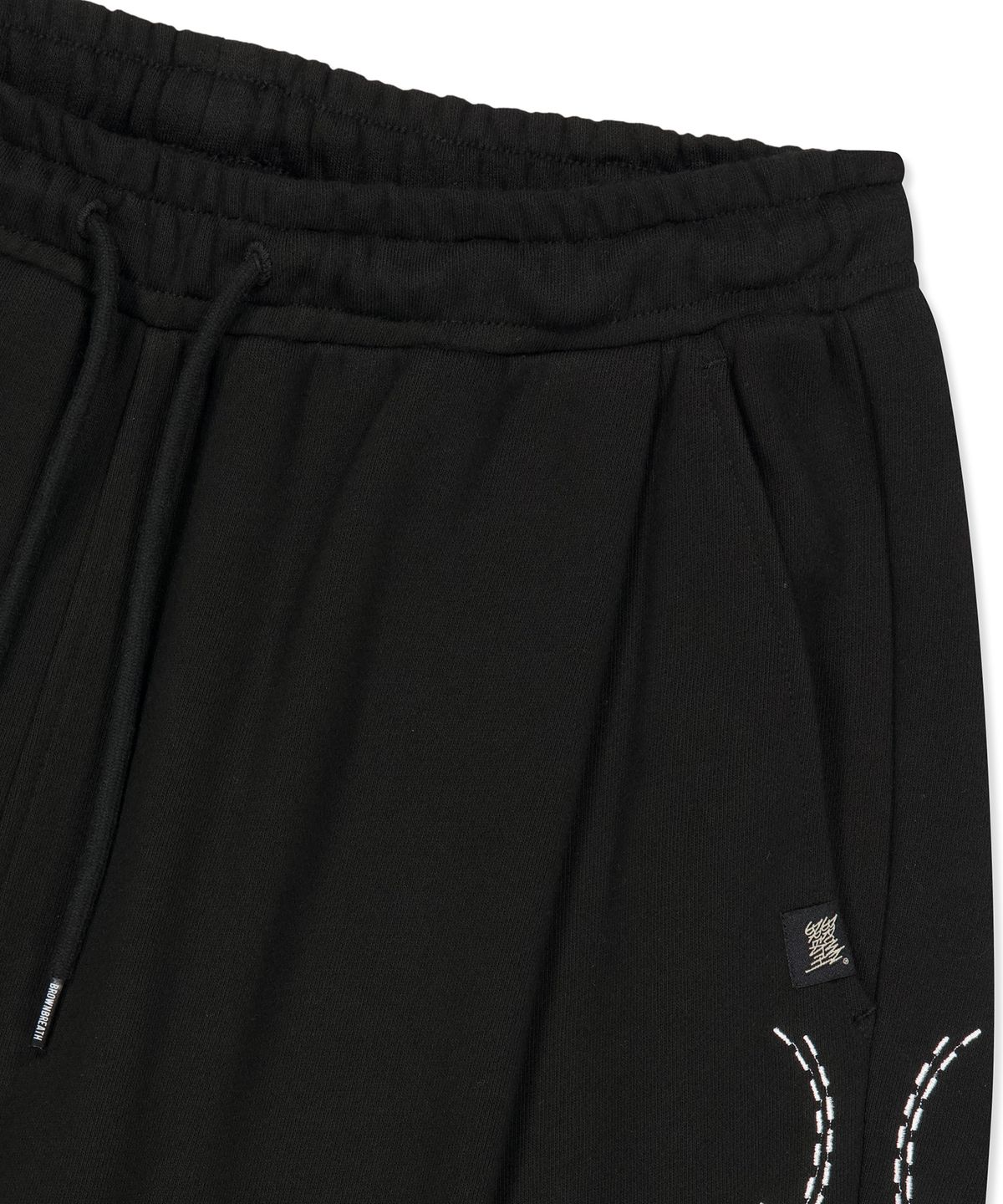 브라운브레스(BROWNBREATH) STITCH BANDING SWEAT PANTS (2colors)