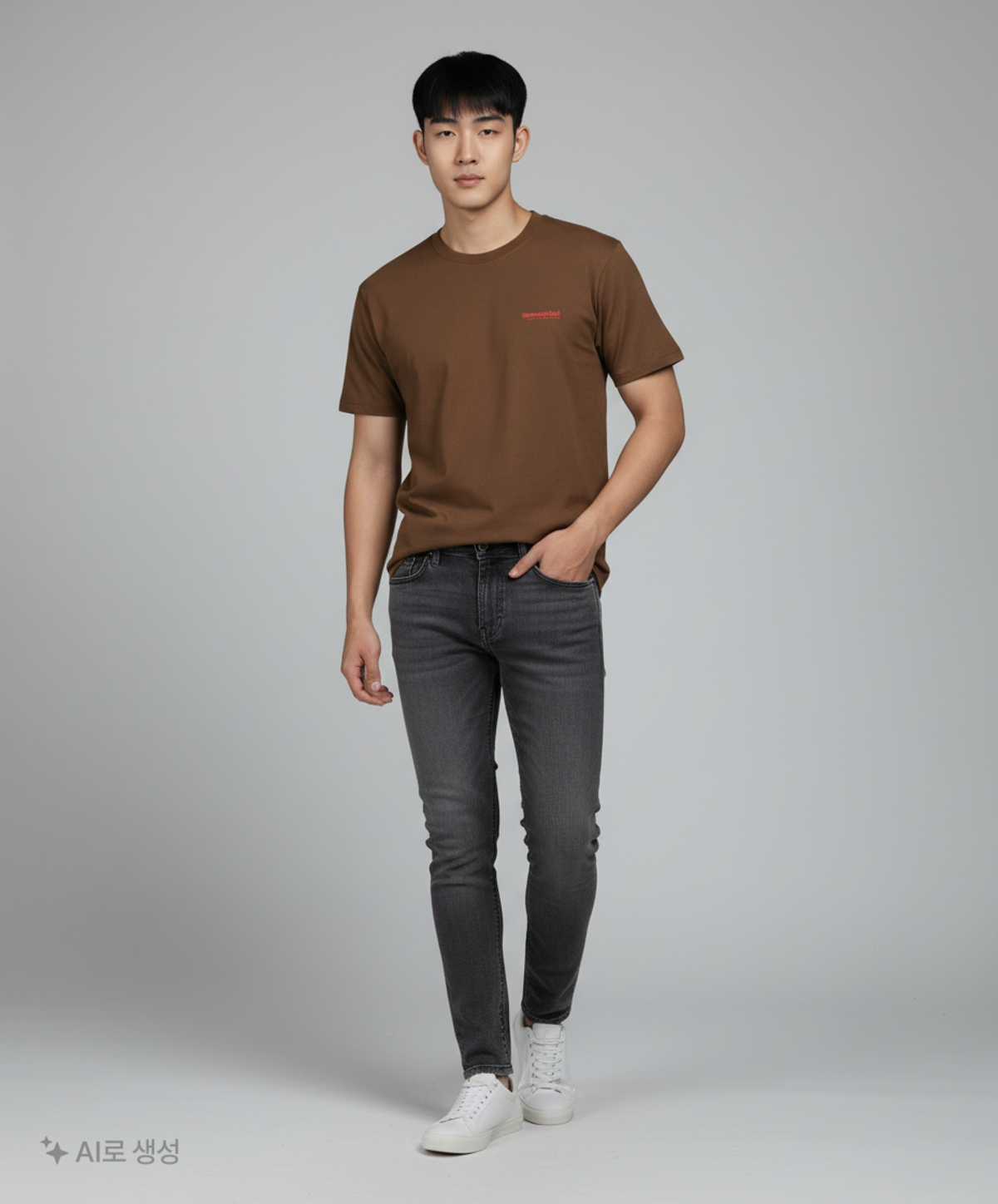 디스이즈네버댓(THISISNEVERTHAT) INTL. Logo Tee Brown L