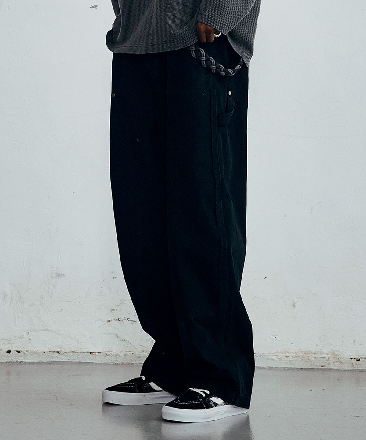 브라운브레스(BROWNBREATH) DOUBLE KNEE SHADOW PANTS (2colors)
