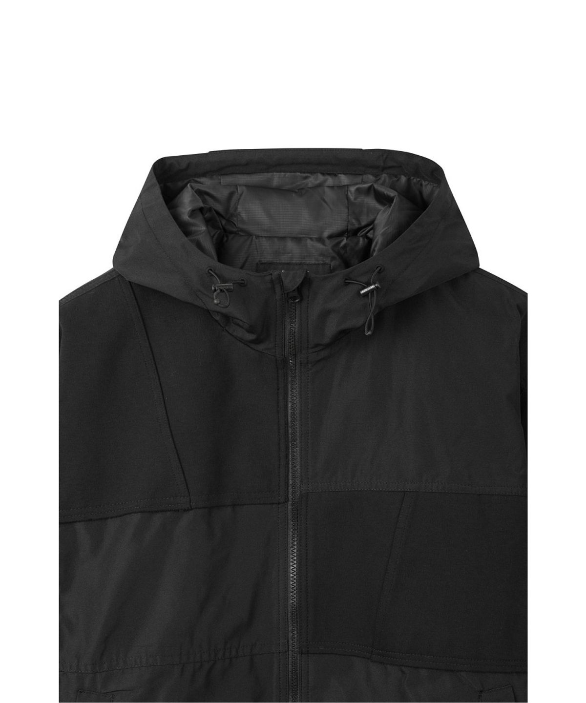 래코드(RECODE) Patch-Worked Hoodie Jumper RKUAA26606BKX