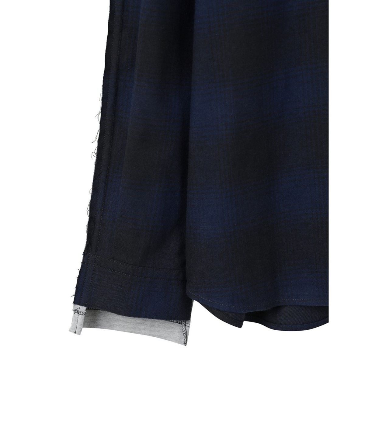 래코드(RECODE) Mixed T-Shirt Check Shirt RKSAA26653NYX