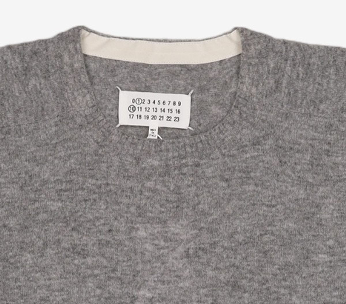메종 마르지엘라(MAISON MARGIELA) 여성 풀오버 니트 - 그레이 멜란지 / XS51HA1202S18142852M M