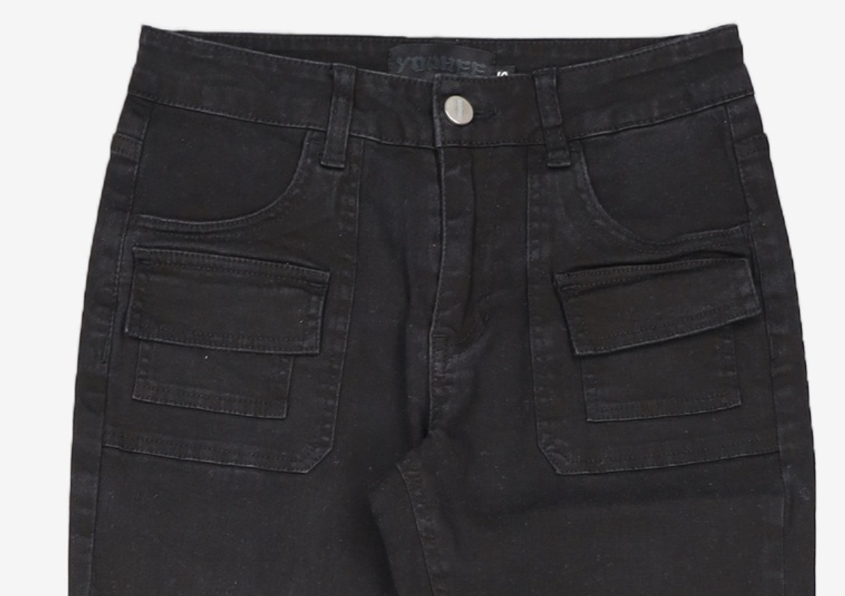 유희(YOUHEE) YOUHEE BOOTSCUT PANTS BLACK S