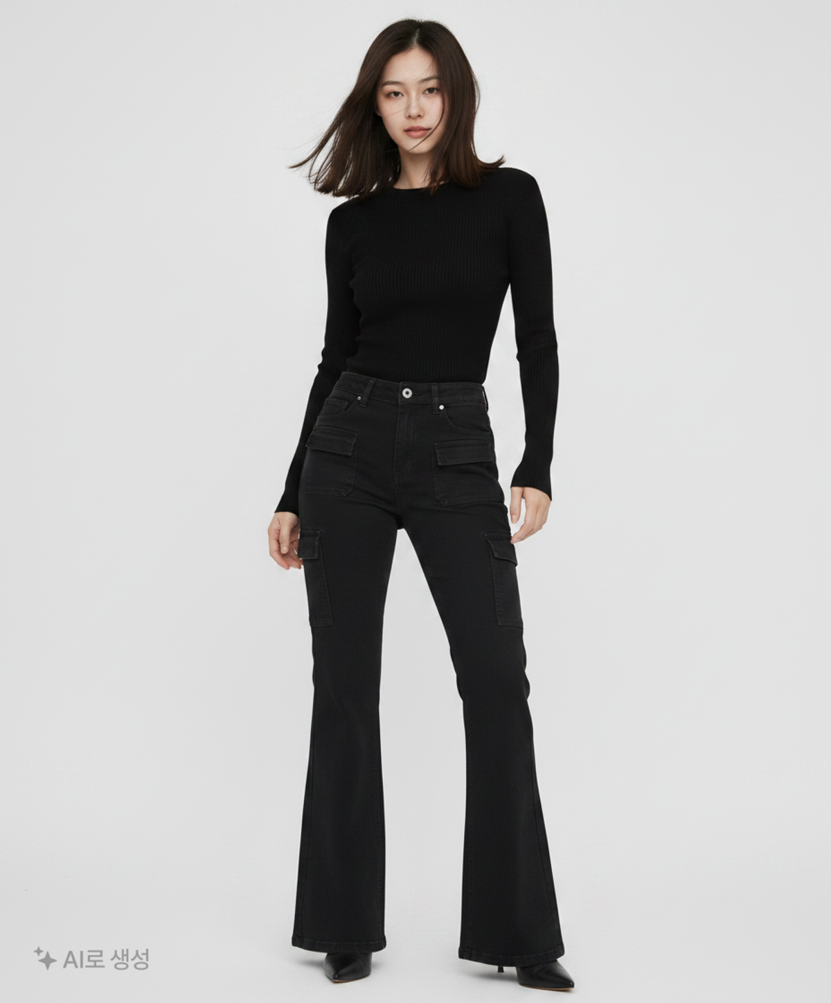 유희(YOUHEE) YOUHEE BOOTSCUT PANTS BLACK S