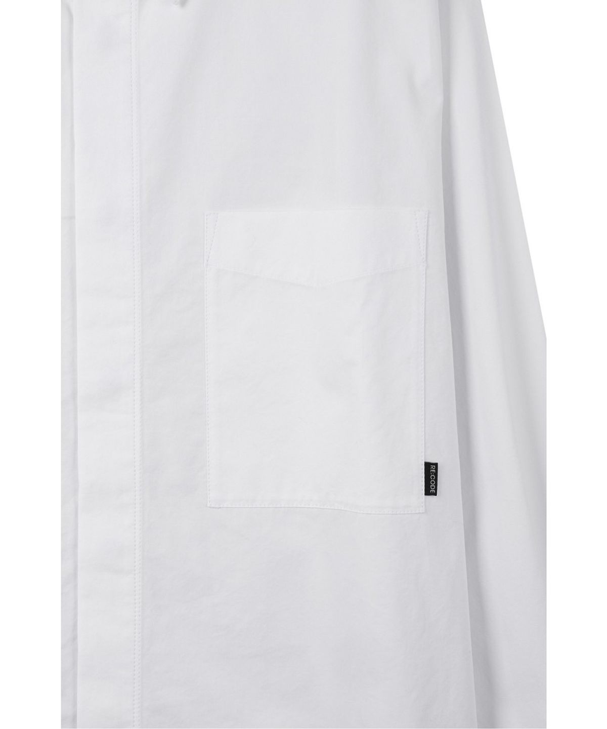 래코드(RECODE) Upside-Down Stripe-Mixed Shirt RKSAA26609WHX