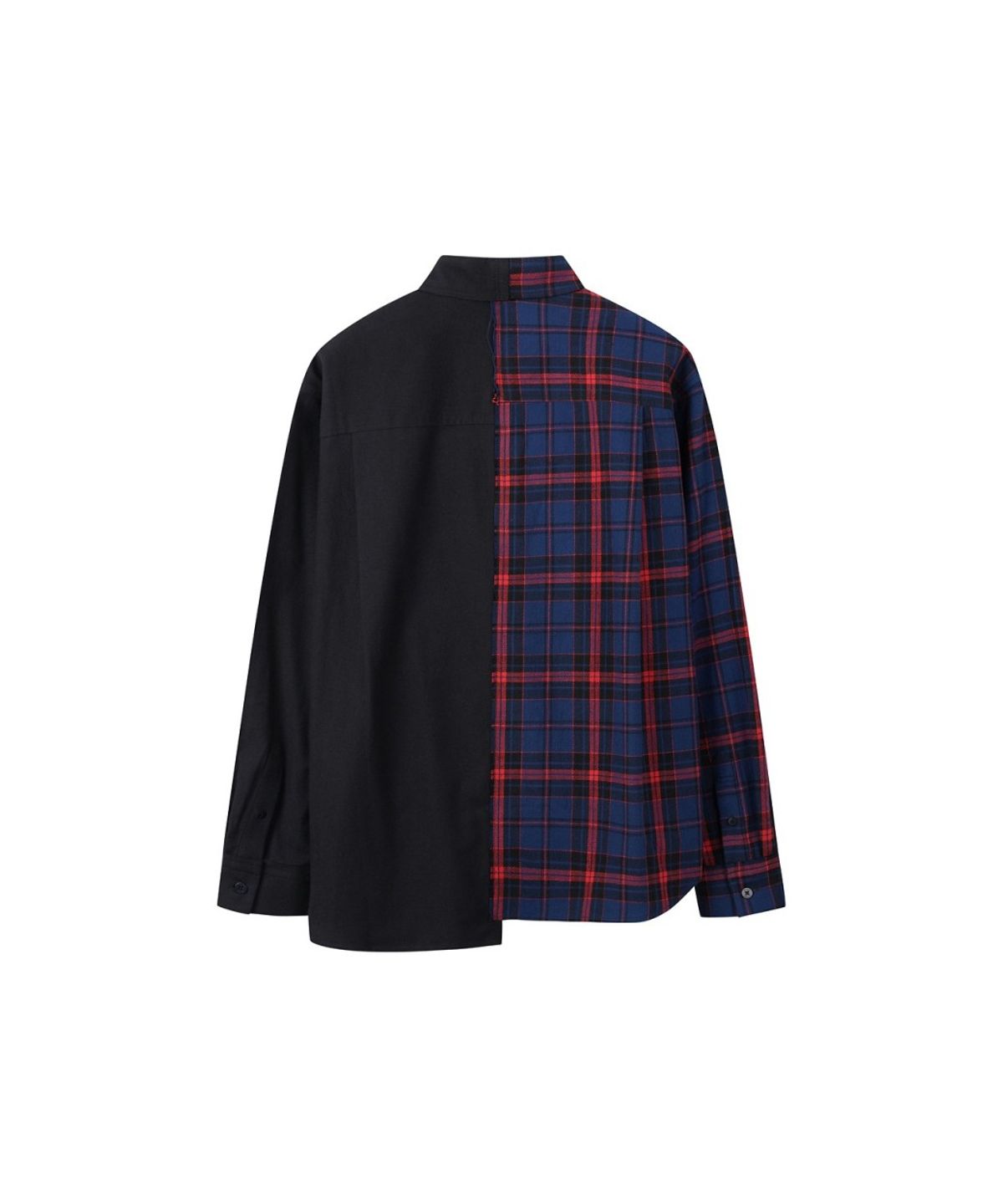 래코드(RECODE) Split-Check Shirt RKSAA26651BKX